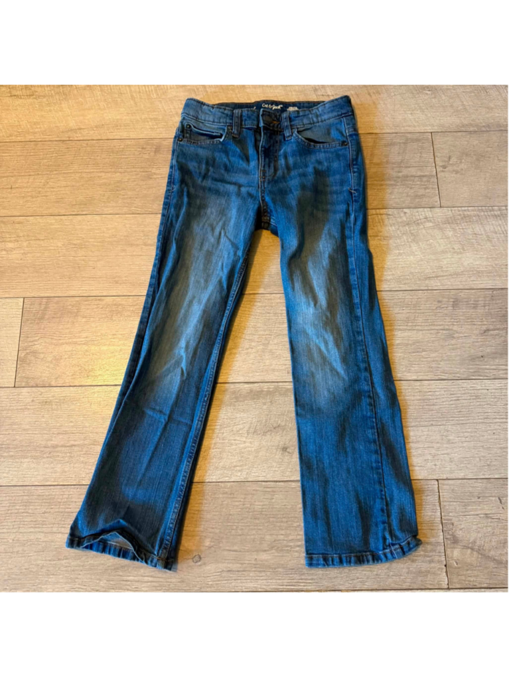 Boys Cat & Jack Bootcut Jeans Size 10 Blue